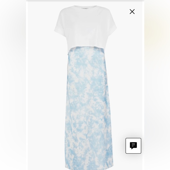 All Saints IMO T-Shirt & Tie Dye Midi Dress size small - Picture 2 of 11
